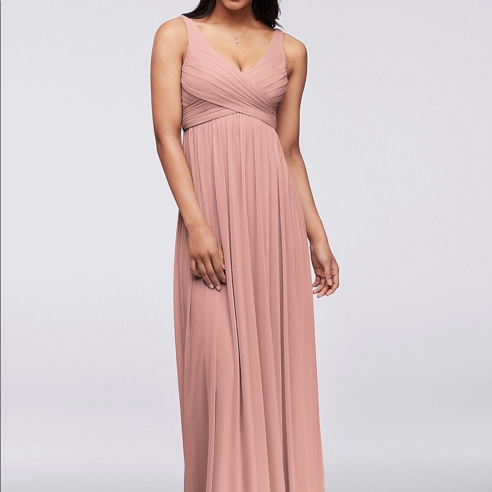 Luxury David’s Bridal Bridesmaid Dress